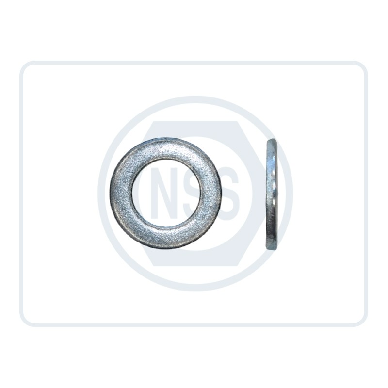 M6 BLACK FLAT WASHER ZP - SMALL BOX